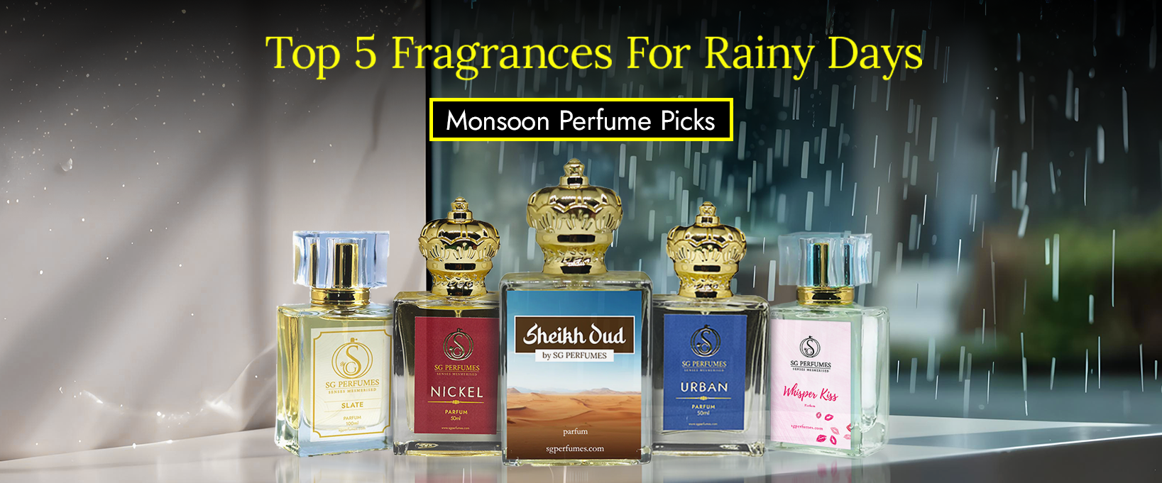 Top 5 Fragrances For Rainy Days: Monsoon Perfume Picks