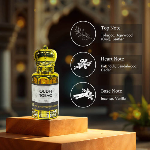 Oudh Tobac - SG Perfumes | 12ml, Pack of 2 (12ml) & Parfum 50ml