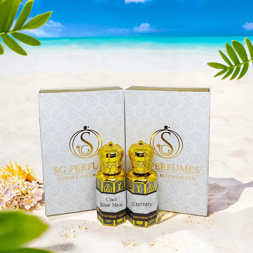 Cool Blue Men & Eternity Combo- SG Perfumes- 12ml Each