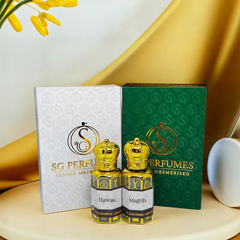 Magrib & Hawas Combo- SG Perfumes- 12ml Each