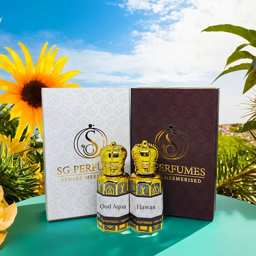 Hawas & Oud Aqua Combo- SG Perfumes- 12ml Each
