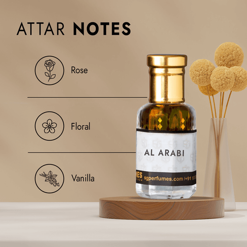 Al Arabi Attar Bottle with Notes