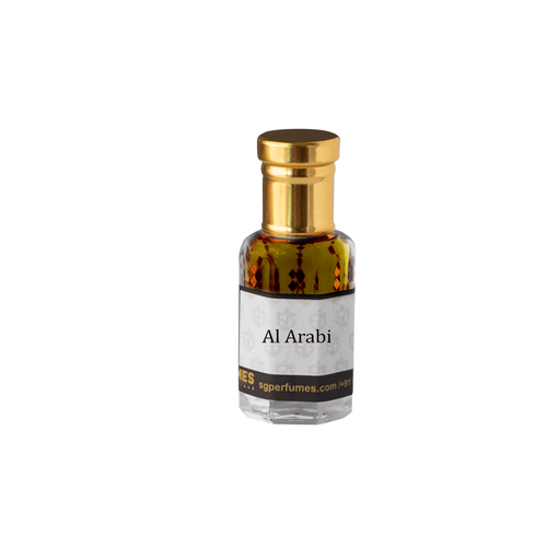 Al Arabi Attar Bottle in white background