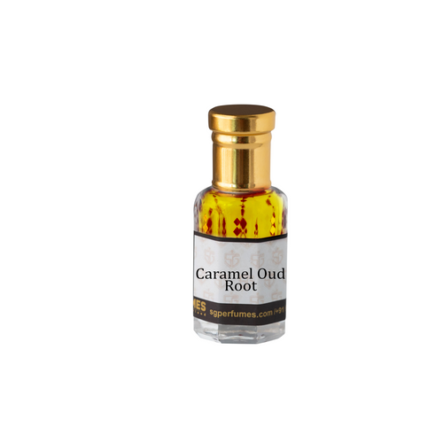 Caramel Oud Root Attar Bottle