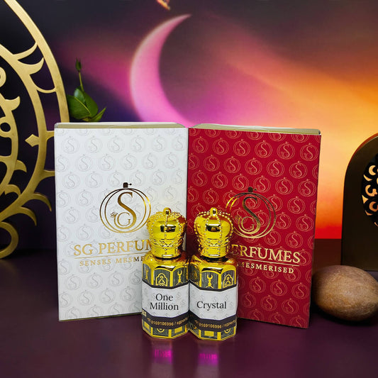 Crystal & One Million Combo - SG Perfumes - 12ml Each