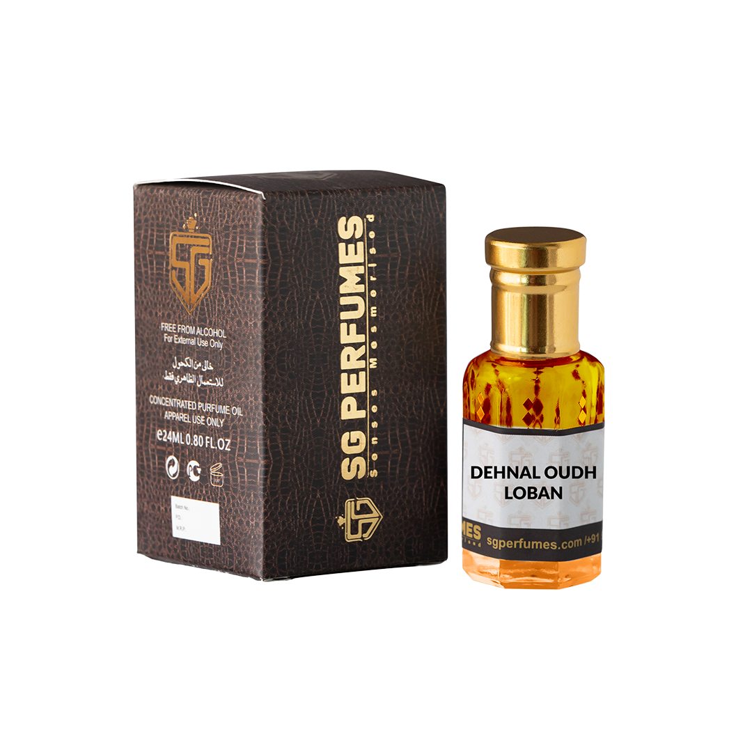 Dehnal Oudh Loban Attar with Box