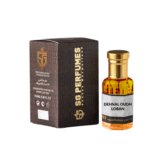 Dehnal Oudh Loban Attar with Box