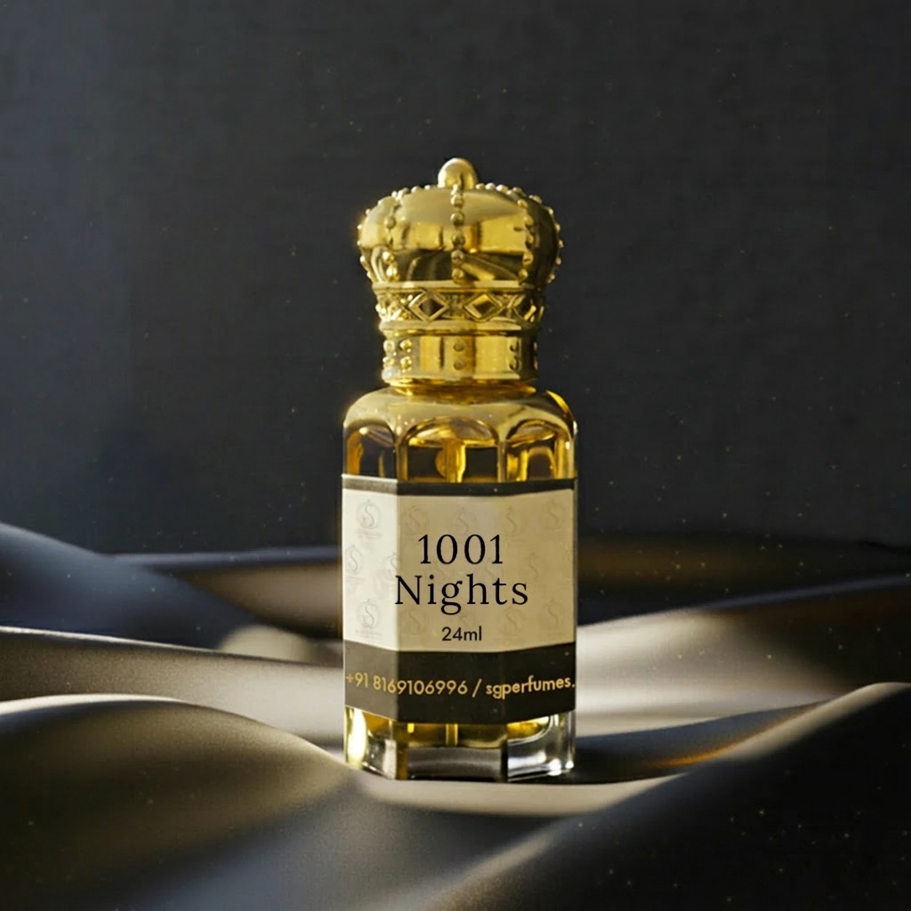 1001 Nights Platinum Attar - SG Perfumes | 12ml & 24ml