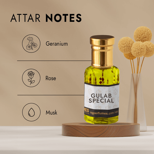 Gulab Special Attar with Notes