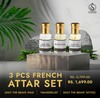 3 Pcs French Attar Set Only The Brave Tattoo, Only The Brave Wild and Wanderlust 12ml each