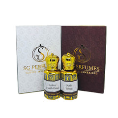 Oudh Tobac & Amber Oudh Gold Combo - SG Perfumes - 12ml