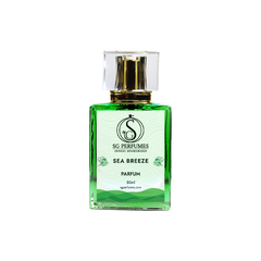 Sea Breeze Perfume Bottle Black and Grey Gradient