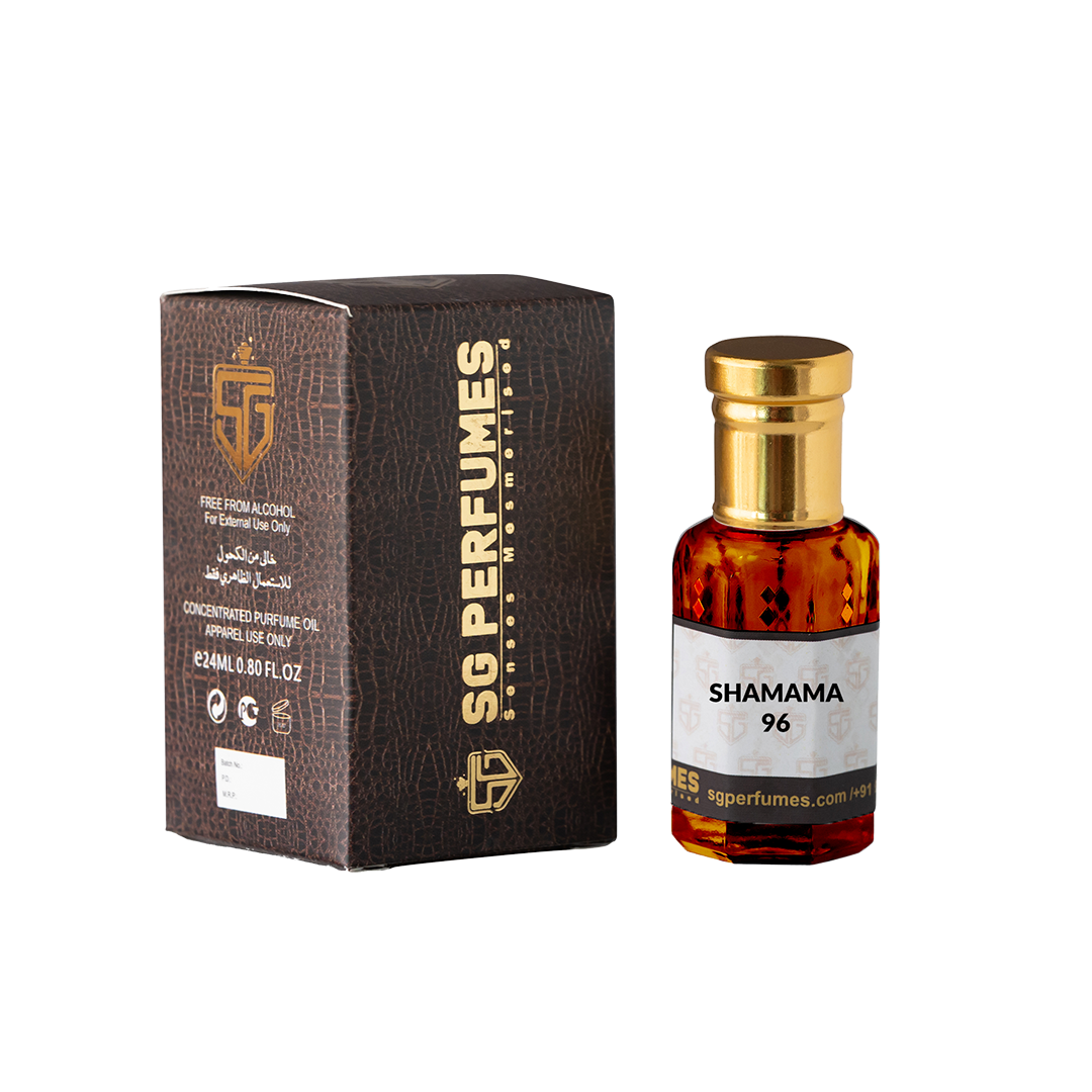 Shamama 96 Attar Bottle with Box
