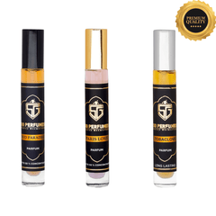 3 Pcs Luxury Parfum Roll on Set Oud Paradiso, Paris Love and Tobaclove 