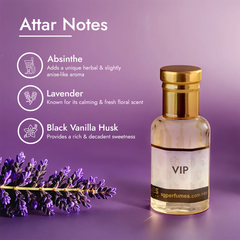 VIP Attar Bottle with Notes