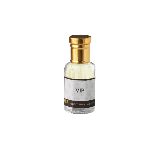 VIP Attar Bottle in black & grey griedent 