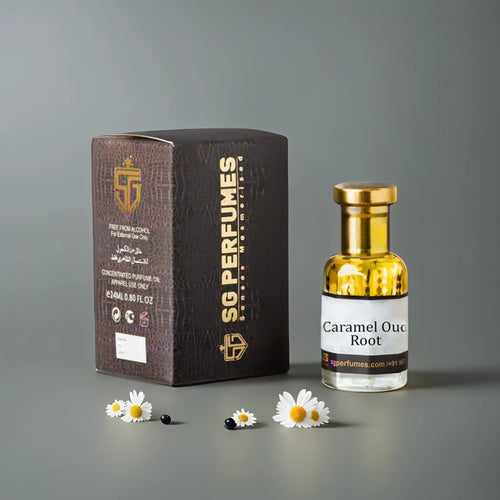 Caramel Oud Root Attar with Box