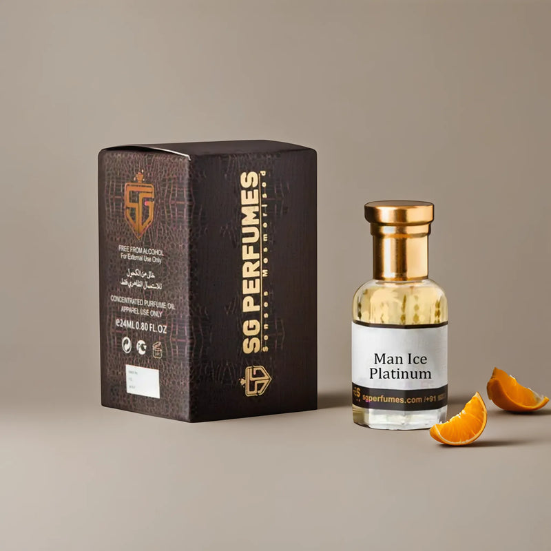 Man Ice Platinum  Premium Attar - SG Perfumes | 12ml & 24ml