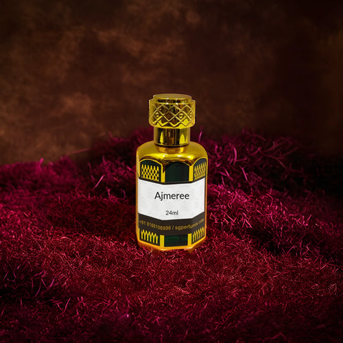 Ajmeree attar in golden bottle