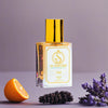 Fire Parfum in lavender background