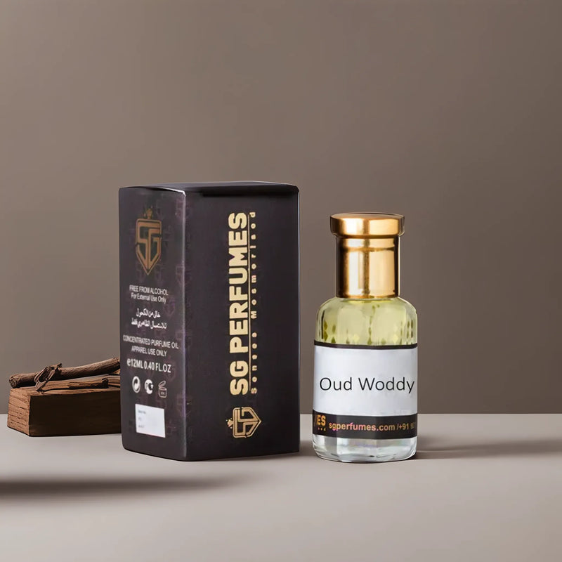 Oud Woody Platinum Attar - SG Perfumes | 12ml & 24ml
