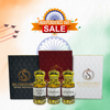 3 pcs Arabic Attar Set Lavanta Oud, Wanderer, Al Barakat 12ml Each - Image 1