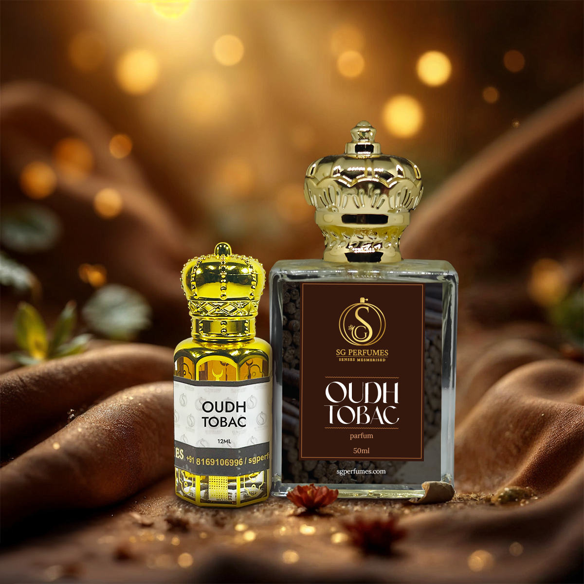 Oudh Tobac Attar + Perfume Combo - SG Perfumes