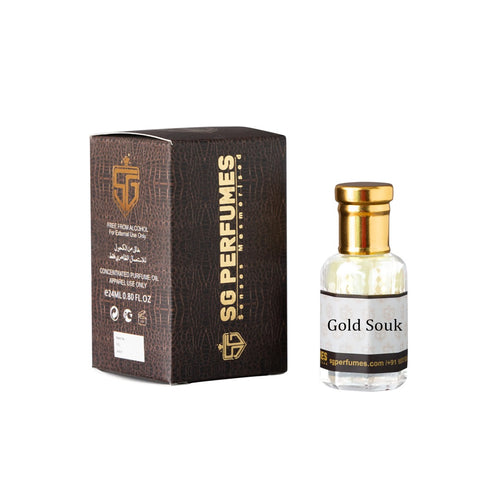 Gold Souk Attar Bottle with Box