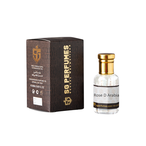 Rose D Arabia Attar Bottle with Box